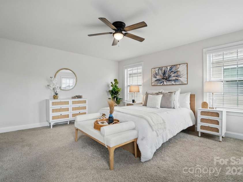 6416 Willow Pin Lane, Huntersville, NC 28078.  MLS# CAR4258047, YatesRealty ID 19043. Stunning Primary Suite - Upper Level (Bedroom #2)