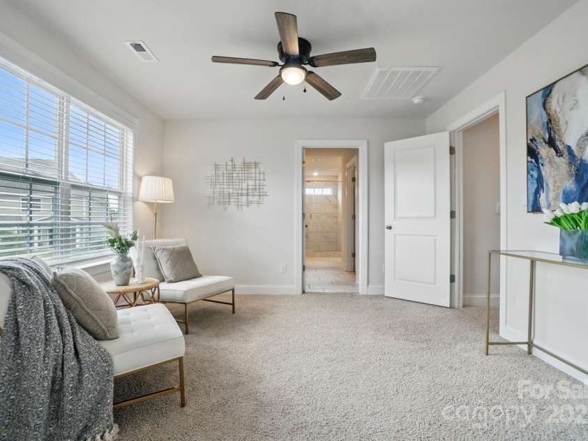 6416 Willow Pin Lane, Huntersville, NC 28078.  MLS# CAR4258047, YatesRealty ID 19043. Stunning Primary Suite - Upper Level (Bedroom #2)