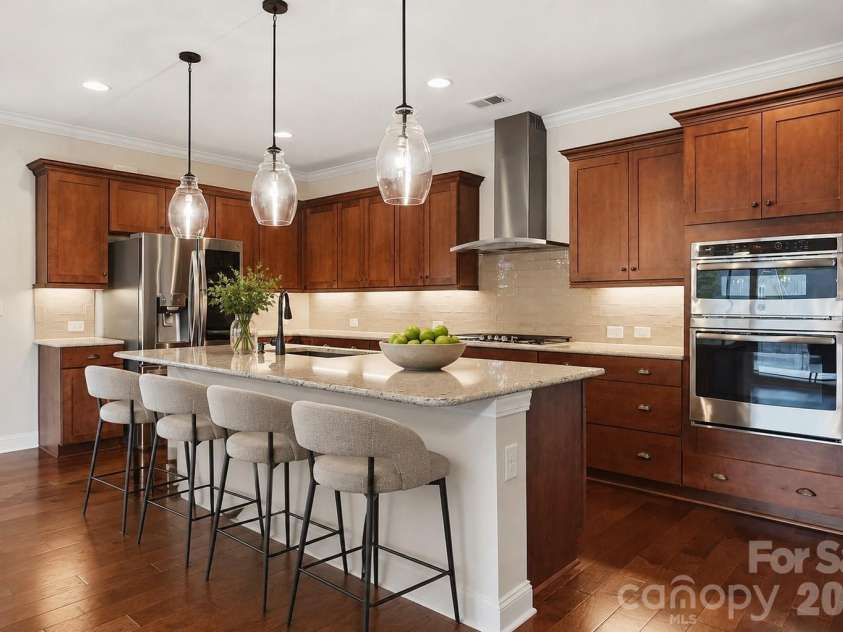 6196 Raven Rock Drive, Denver, NC 28037.  MLS# CAR4374503, YatesRealty ID 19046. Kitchen Virtual Staged