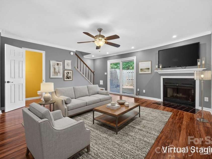 4321 Baylor Street, Greensboro, NC 27455.  MLS# CAR4378794, YatesRealty ID 19047. Virtually Staged