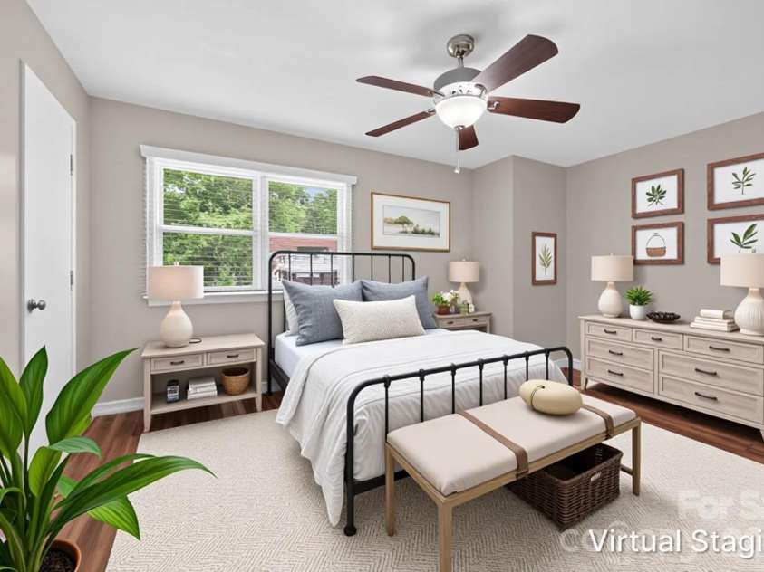 4321 Baylor Street, Greensboro, NC 27455.  MLS# CAR4378794, YatesRealty ID 19047. Virtually Staged