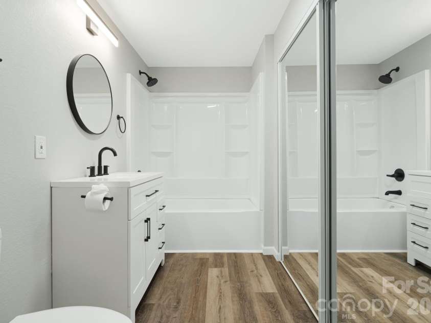 95 Grassy View Road, Candler, NC 28715.  MLS# CAR4283278, YatesRealty ID 19056. Bathroom #2 downstairs