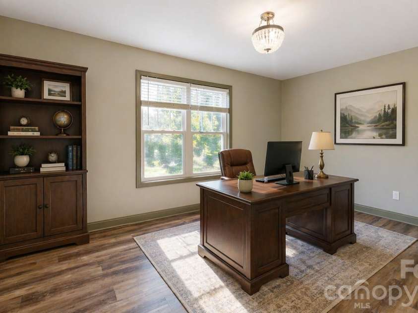 3867 Ritchie Road, Lincolnton, NC 28092.  MLS# CAR4370577, YatesRealty ID 19058. Office/Bonus room (virtually staged)