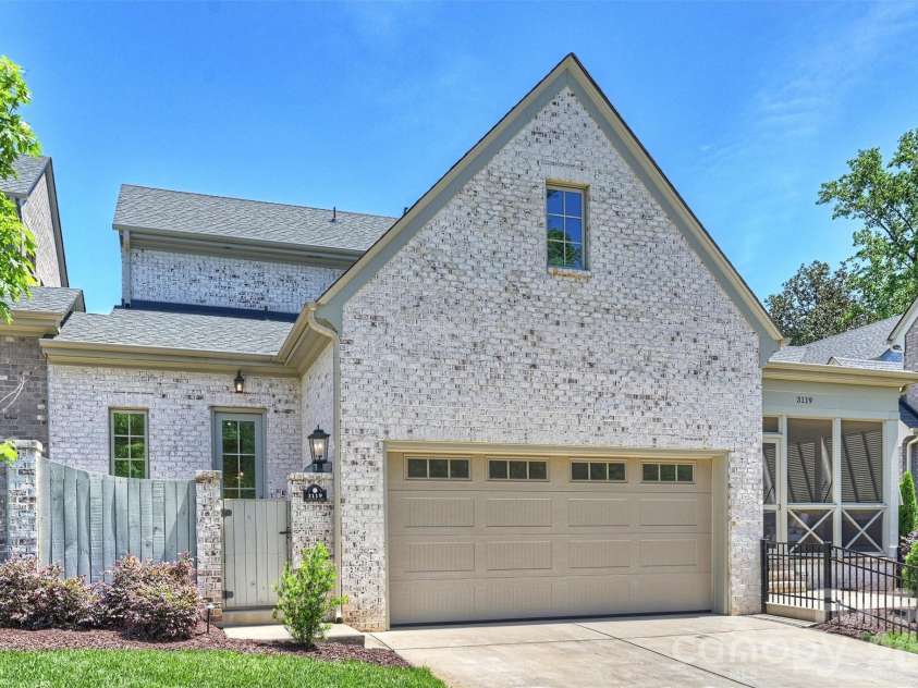 3119 Knowlton Lane, Charlotte, NC 28205.  MLS# CAR4374422, YatesRealty ID 19073. Back of home