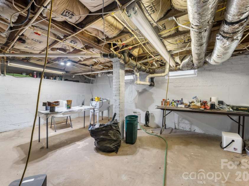 2582 Startown Road, Newton, NC 28658.  MLS# CAR4378748, YatesRealty ID 19081. Nice, dry basement for storage or crafting.