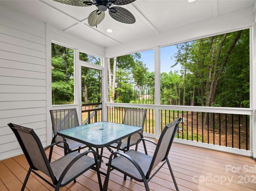 1004 Sandy Ridge Road, Monroe, NC 28112.  MLS# CAR4268896, YatesRealty ID 19082. Screened Porch