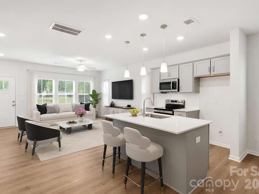 5853 Tuckaseegee Road, Charlotte, NC 28208.  MLS# CAR4401593, YatesRealty ID 1909. Virtually staged