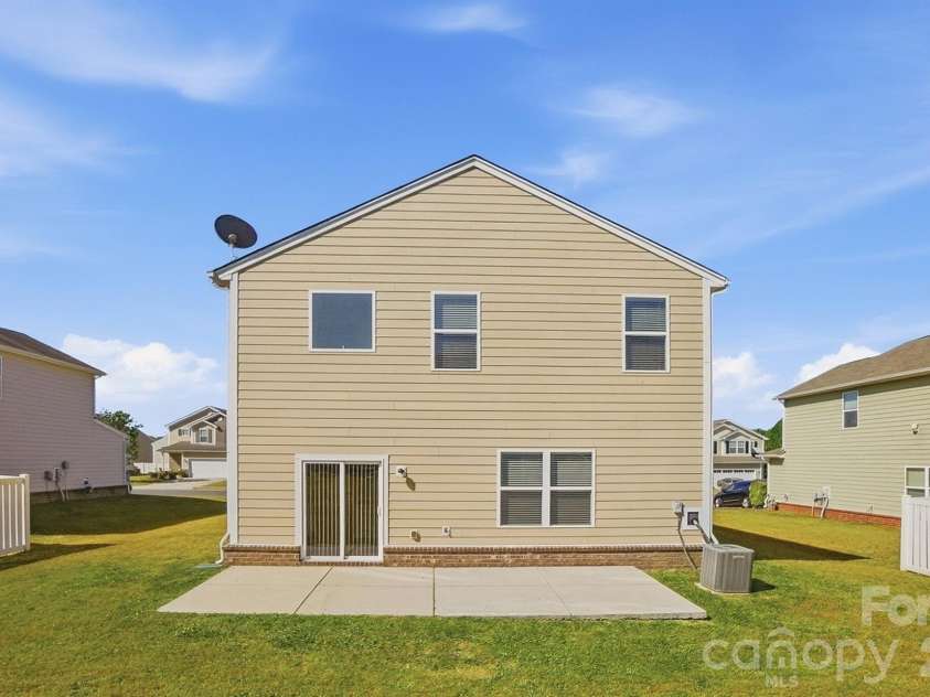 1016 Garden Web Road, Indian Trail, NC 28079.  MLS# CAR4369459, YatesRealty ID 19094. Backyard