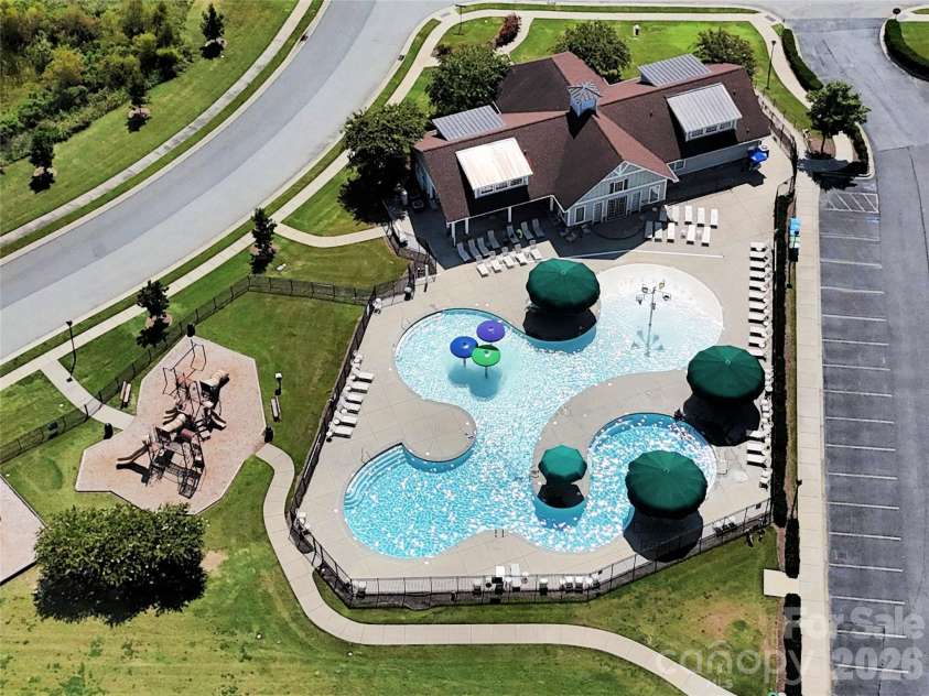 1016 Garden Web Road, Indian Trail, NC 28079.  MLS# CAR4369459, YatesRealty ID 19094. Community Resort Style Pool