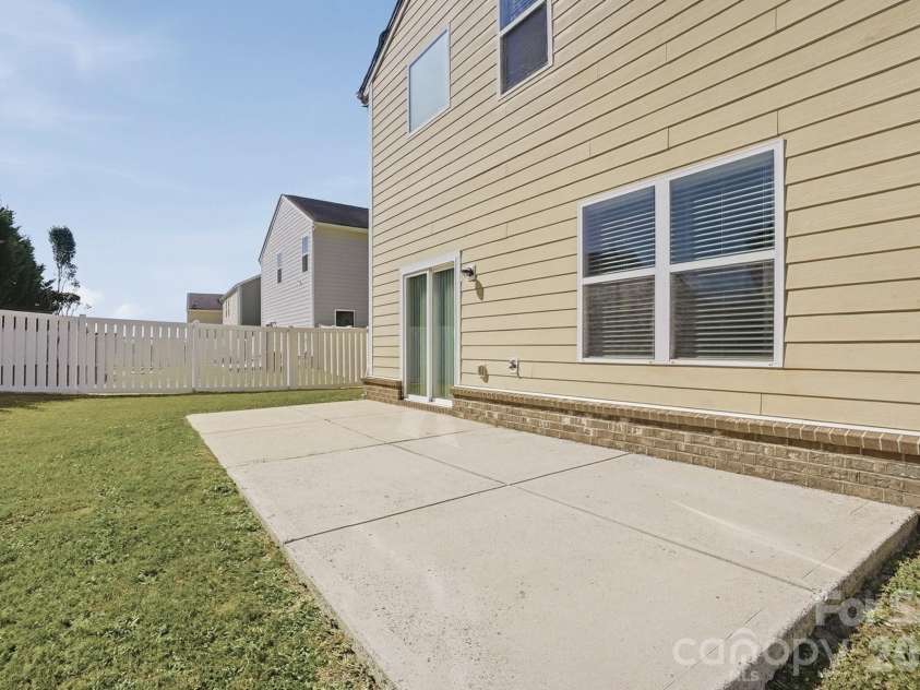 1016 Garden Web Road, Indian Trail, NC 28079.  MLS# CAR4369459, YatesRealty ID 19094. Extended Patio