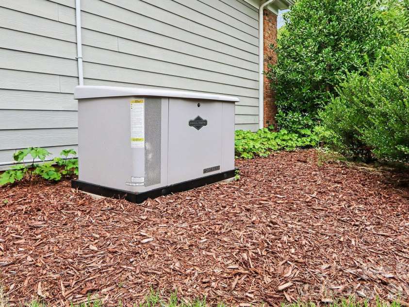 8911 Bur Lane, Huntersville, NC 28078.  MLS# CAR4396787, YatesRealty ID 19095. Whole Home Backup generator