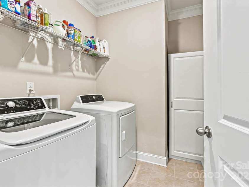 3678 Norman View Drive, Sherrills Ford, NC 28673.  MLS# CAR4313507, YatesRealty ID 1910. Laundry room with plenty of storage space. 