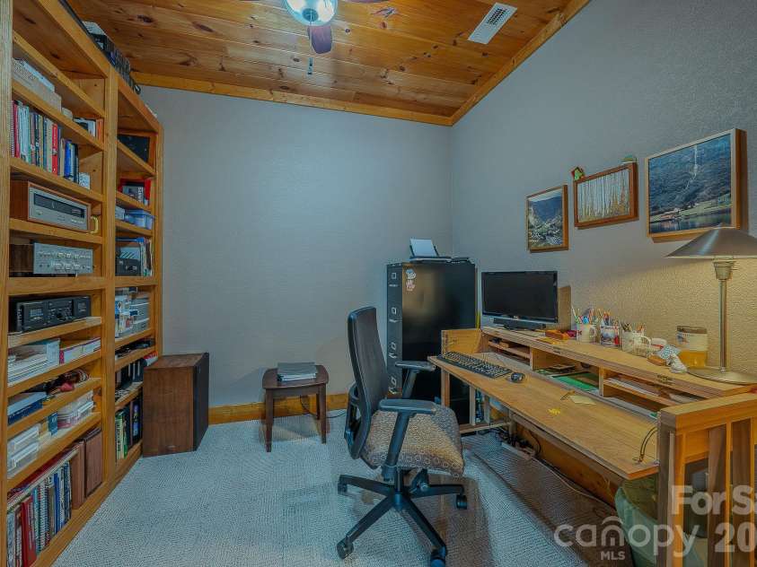 1016 Horizon Trail, Nebo, NC 28761.  MLS# CAR4398740, YatesRealty ID 1911. Basement Office