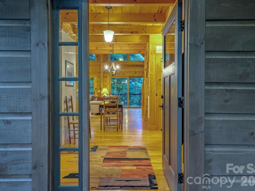 1016 Horizon Trail, Nebo, NC 28761.  MLS# CAR4398740, YatesRealty ID 1911. Front door view