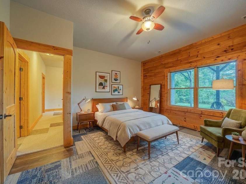 1016 Horizon Trail, Nebo, NC 28761.  MLS# CAR4398740, YatesRealty ID 1911. Virtually staged basement bonus room
