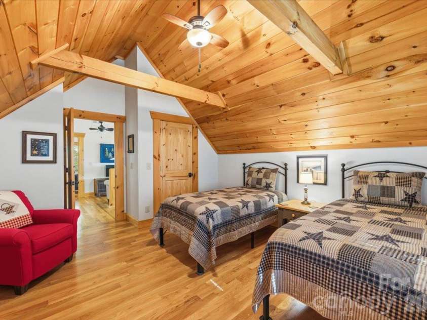 1016 Horizon Trail, Nebo, NC 28761.  MLS# CAR4435934, YatesRealty ID 1911. Bedroom Upstairs
