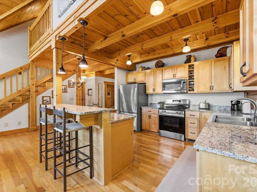 1016 Horizon Trail, Nebo, NC 28761.  MLS# CAR4435934, YatesRealty ID 1911. Kitchen Main Level