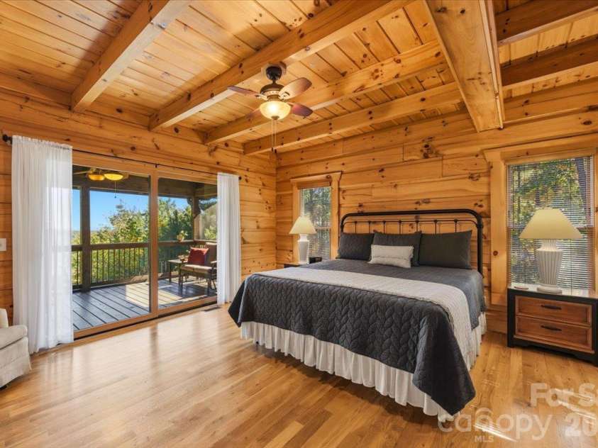 1016 Horizon Trail, Nebo, NC 28761.  MLS# CAR4435934, YatesRealty ID 1911. Primary Bedroom