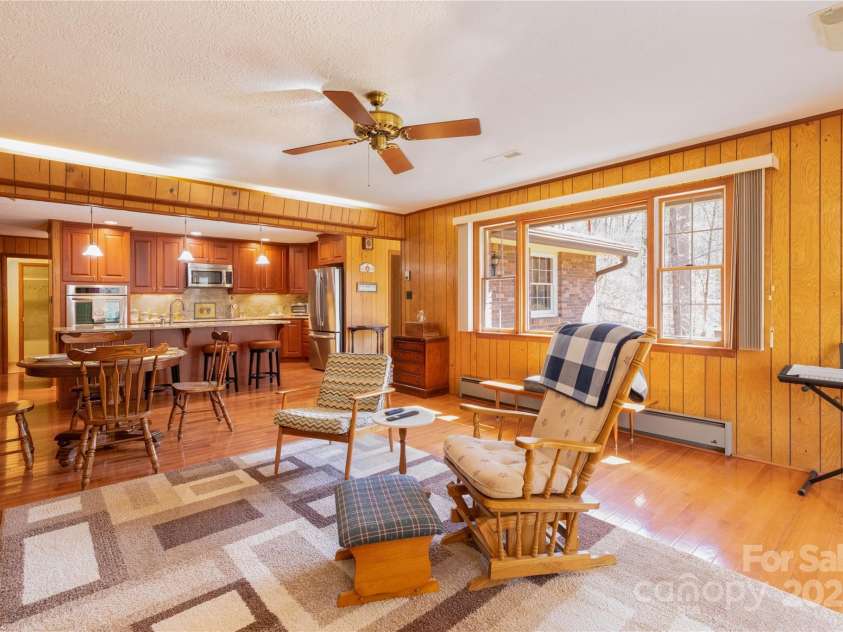 3601 Conleys Creek Road, Whittier, NC 28789.  MLS# CAR4231007, YatesRealty ID 1911. Living Room