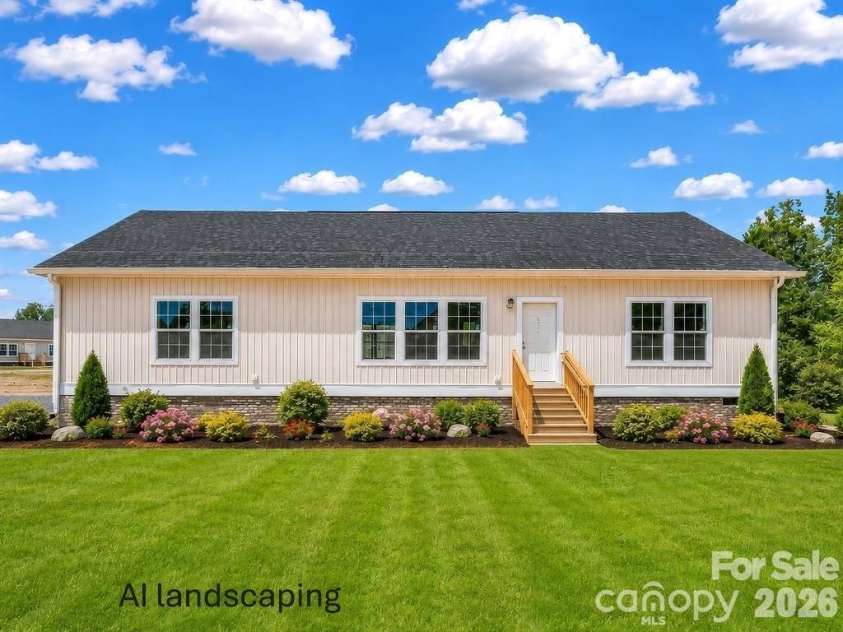 145 Prosperity Way, Forest City, NC 28043.  MLS# CAR4353843, YatesRealty ID 19110. Virtually staged Landscaping