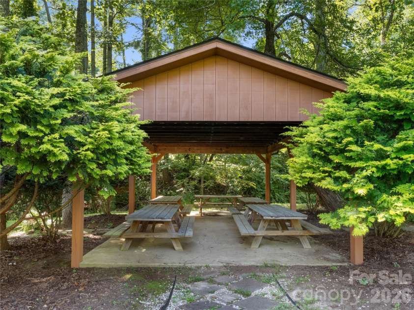 121 Churchill Downs Drive, Fairview, NC 28730.  MLS# CAR4420443, YatesRealty ID 19111. Picnic Area With Gazebo