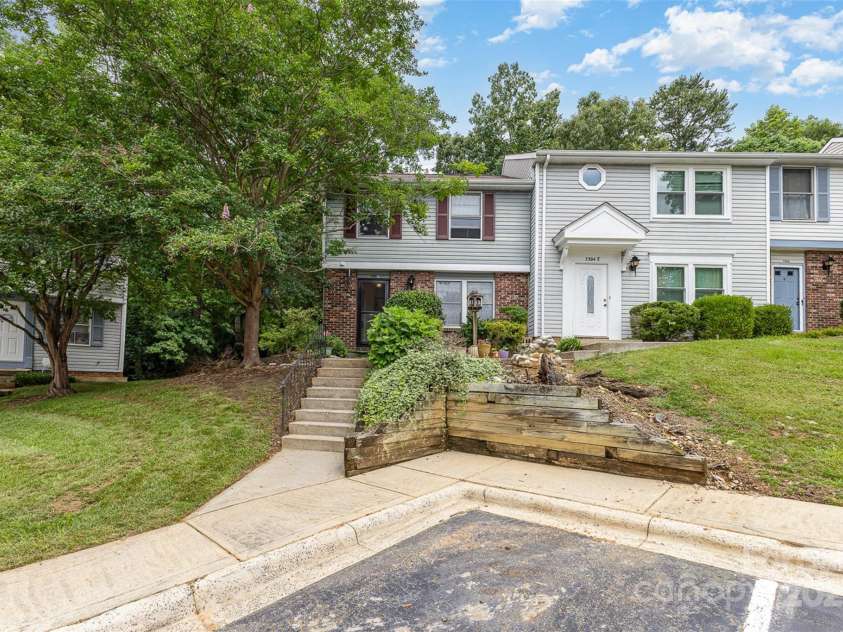 7304 Pebblestone Drive, Charlotte, NC 28212.  MLS# CAR4263270, YatesRealty ID 19112. From Parking Lot
