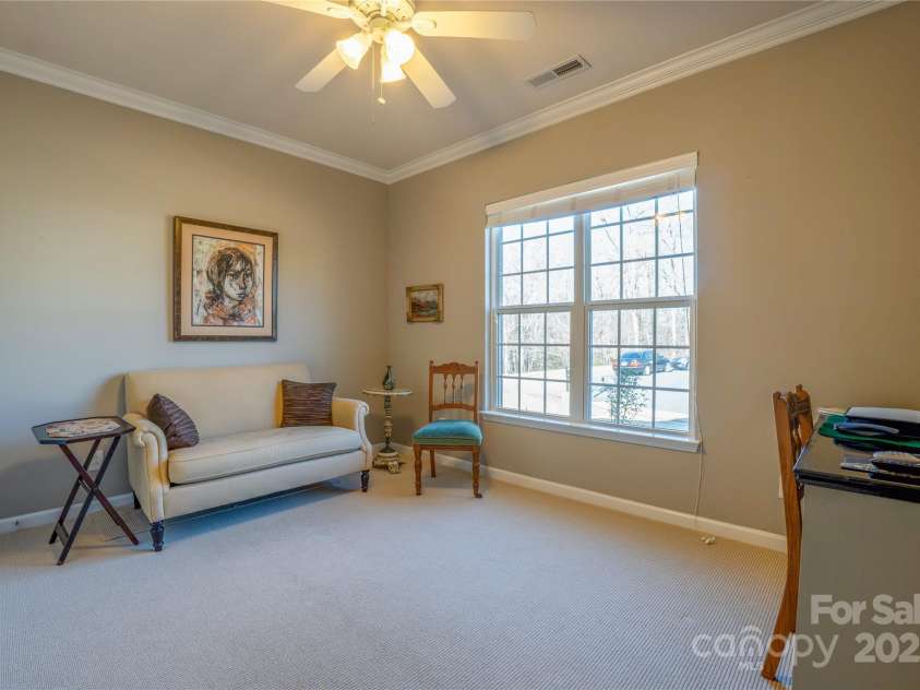5981 Bison Court, Fort Mill, SC 29707.  MLS# CAR4209412, YatesRealty ID 19113. Secondary bedroom or office on main floor