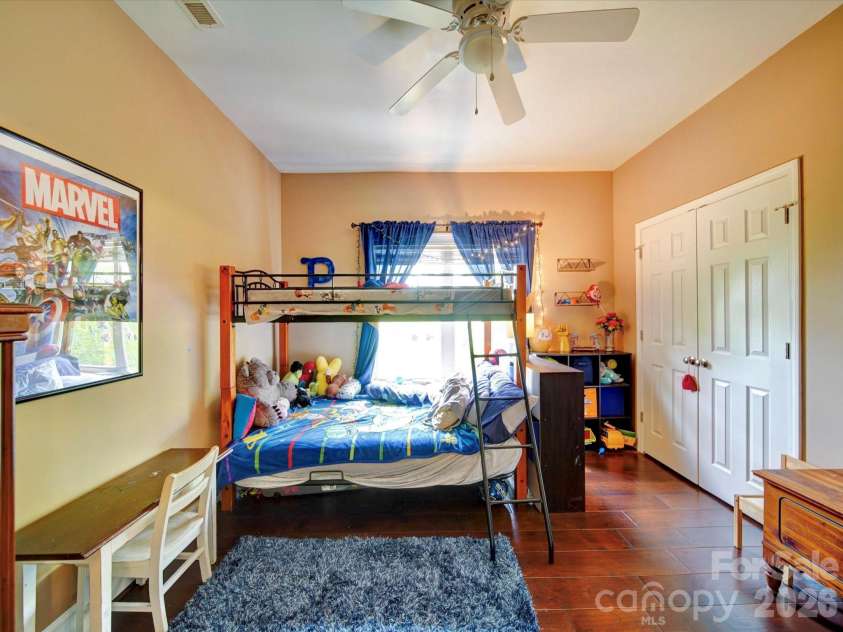 135 Boulder Ridge Drive, Denton, NC 27239.  MLS# CAR4244687, YatesRealty ID 19121. 3rd bedroom on rear of home w/view