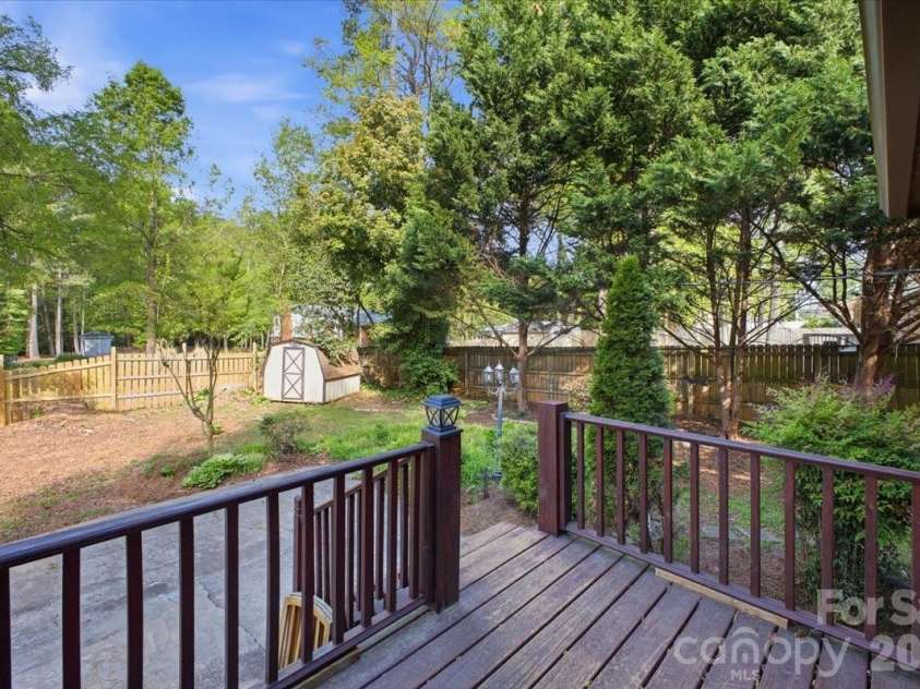 1200 Berkshire Drive, Kannapolis, NC 28081.  MLS# CAR4364946, YatesRealty ID 19124. Back porch