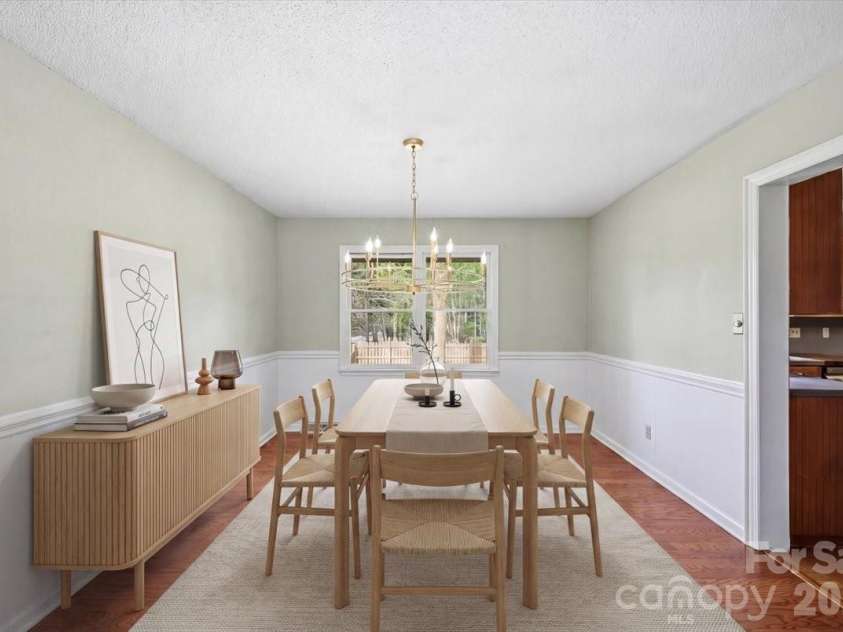 1200 Berkshire Drive, Kannapolis, NC 28081.  MLS# CAR4364946, YatesRealty ID 19124. Dining Room Virtually Staged