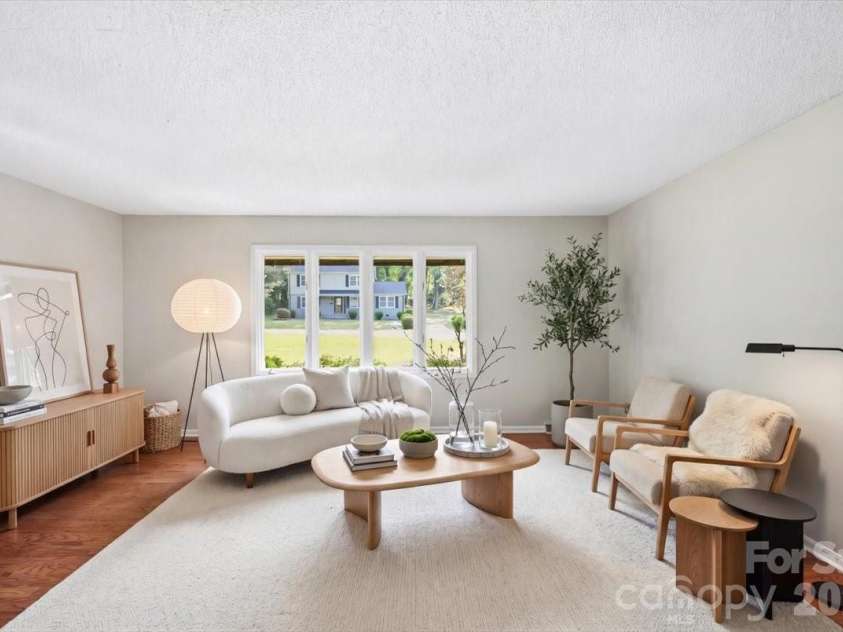1200 Berkshire Drive, Kannapolis, NC 28081.  MLS# CAR4364946, YatesRealty ID 19124. Living Room Virtually Staged 
