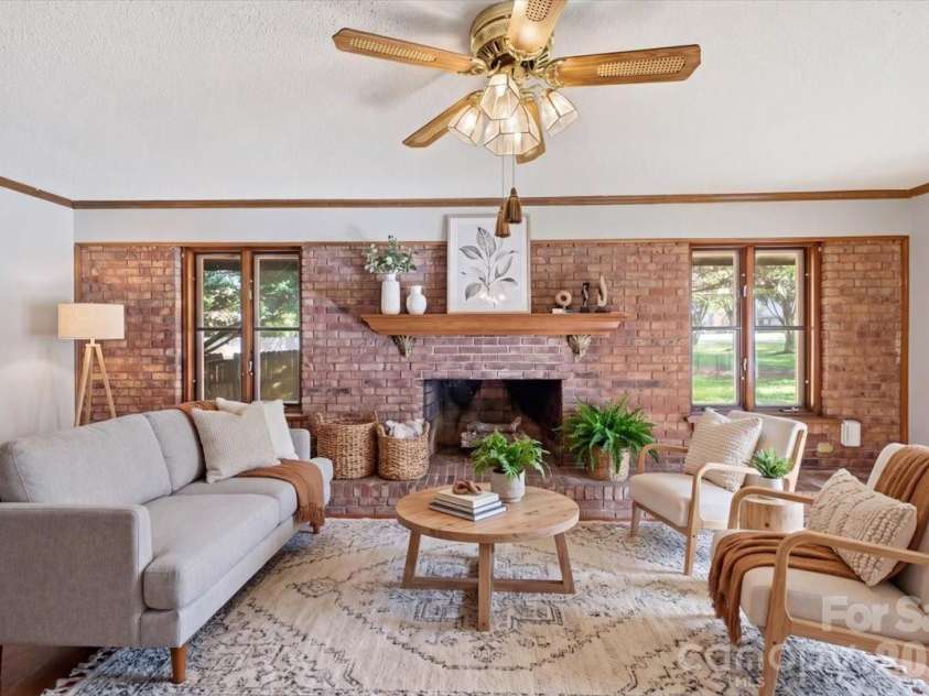 1200 Berkshire Drive, Kannapolis, NC 28081.  MLS# CAR4364946, YatesRealty ID 19124. Sitting Room Virtually Staged 