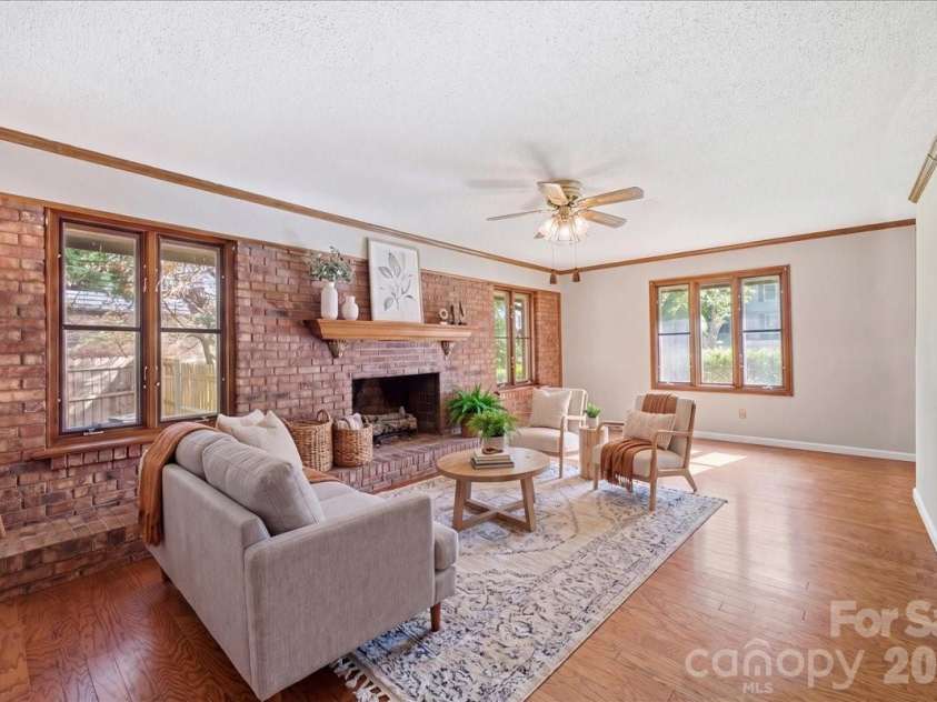 1200 Berkshire Drive, Kannapolis, NC 28081.  MLS# CAR4364946, YatesRealty ID 19124. Sitting Room Virtually Staged 