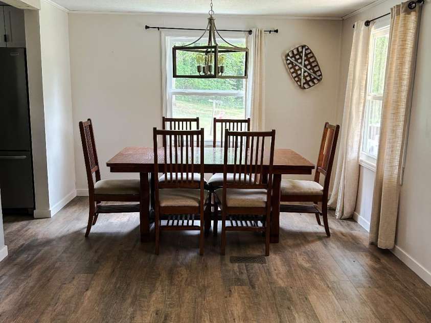 188 Wiggins Road, Candler, NC 28715.  MLS# CAR4377561, YatesRealty ID 19126. Dining Room
