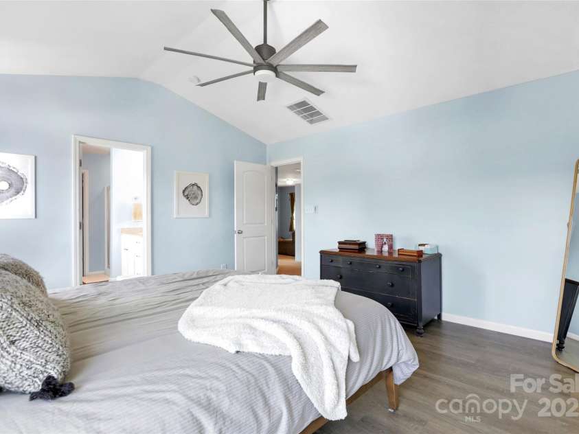 2210 Winding River Drive, Charlotte, NC 28214.  MLS# CAR4264279, YatesRealty ID 19147. Primary Bedroom