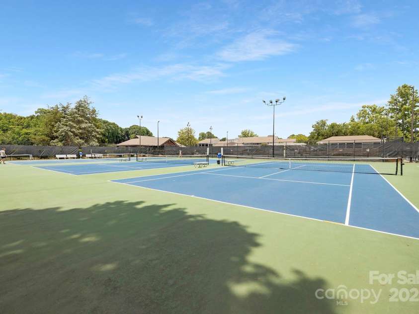 10101 Wood Court, Charlotte, NC 28277.  MLS# CAR4268074, YatesRealty ID 19152. Anyone for tennis? (or Pickleball)