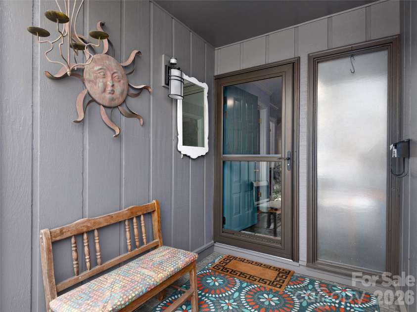 521 Crowfields Lane, Asheville, NC 28803.  MLS# CAR4361859, YatesRealty ID 19170. Front Porch