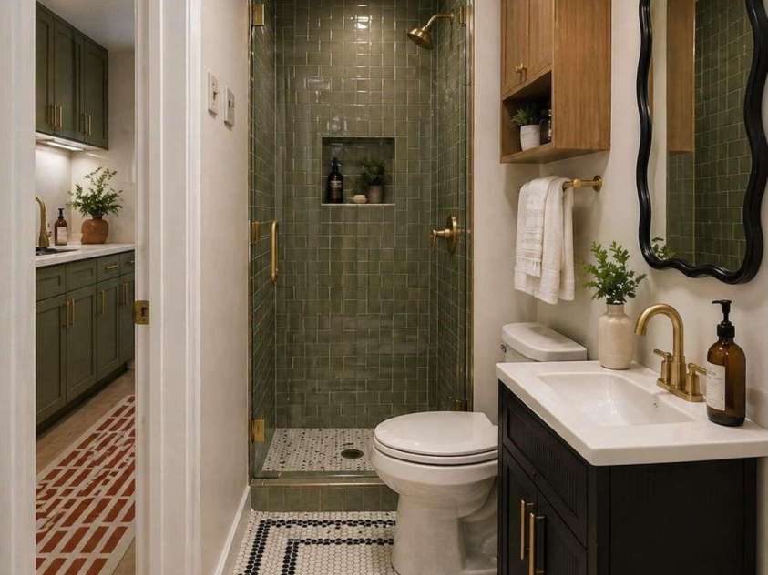 121 Edgerly Court, Charlotte, NC 28214.  MLS# CAR4377351, YatesRealty ID 19176. AI generate Basement Full Bath