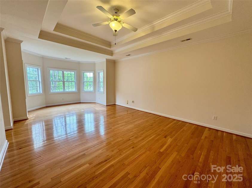 6316 Glengarrie Lane, Huntersville, NC 28078.  MLS# CAR4247118, YatesRealty ID 19179. Primary bedroom 