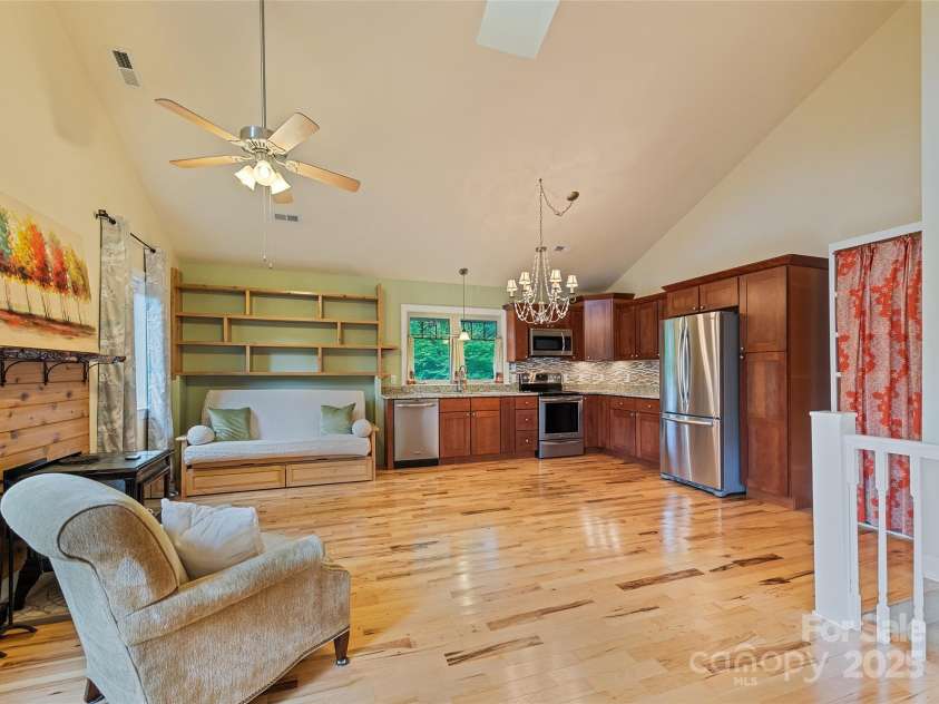 20A Lila Lane, Clyde, NC 28721.  MLS# CAR4258069, YatesRealty ID 19186. Upper level living space