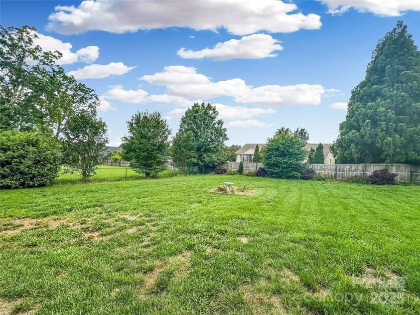 1625 Damascus Circle, Conover, NC 28613.  MLS# CAR4268019, YatesRealty ID 19188. Looking out to backyard