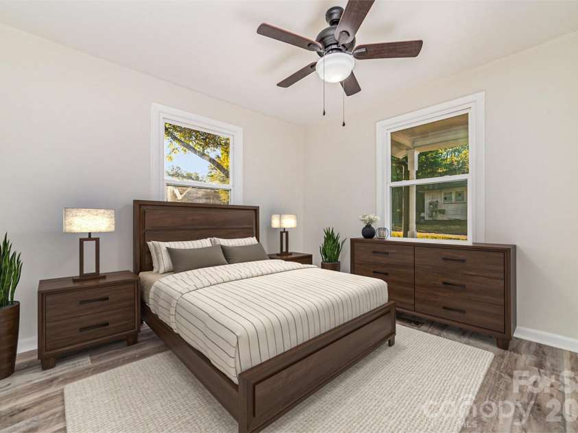 211 Putnam Street, Shelby, NC 28152.  MLS# CAR4306063, YatesRealty ID 19190. Virtually Staged - Bedroom #2