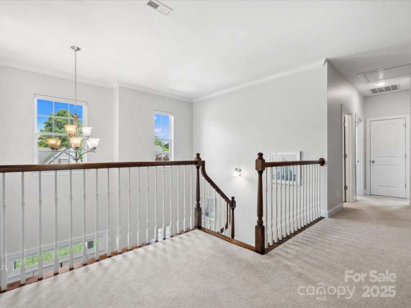 2467 Chatham Drive, Fort Mill, SC 29707.  MLS# CAR4252977, YatesRealty ID 19191. Second floor landing