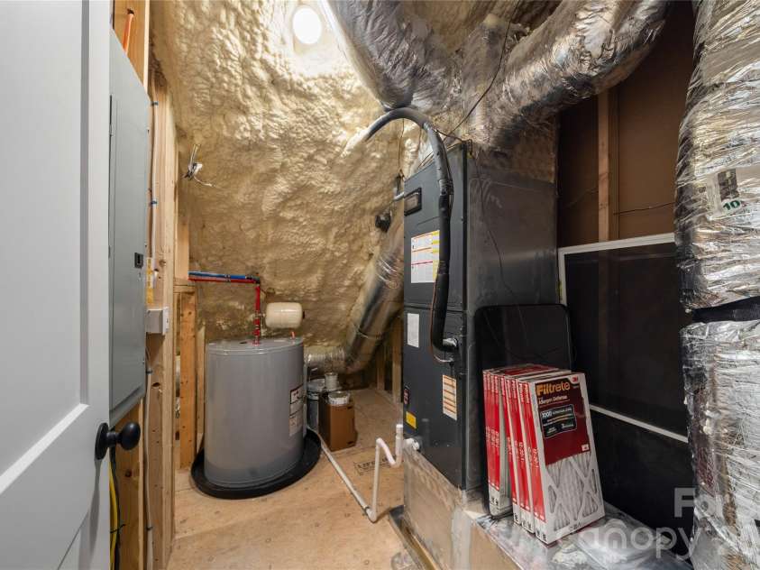 204 Maple Avenue, Marion, NC 28752.  MLS# CAR4338349, YatesRealty ID 19194. Upper level utility has access to 729 SF of storage