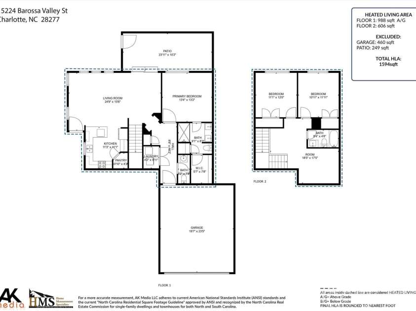 15224 Barossa Valley Street, Charlotte, NC 28277.  MLS# CAR4305122, YatesRealty ID 1920. 