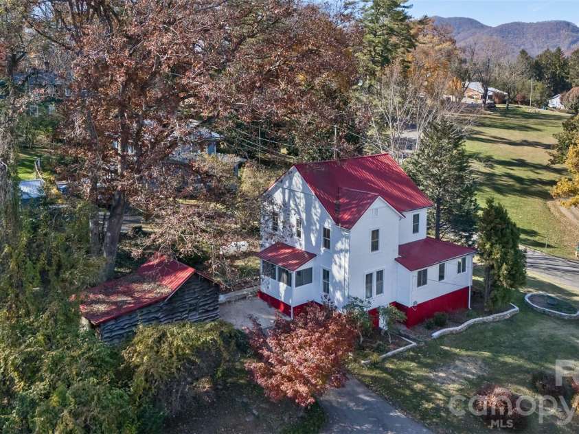 195 Terrace Drive, Canton, NC 28716.  MLS# CAR4319242, YatesRealty ID 19206. Aerial