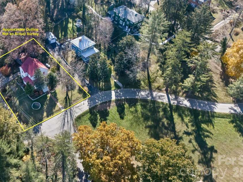 195 Terrace Drive, Canton, NC 28716.  MLS# CAR4319242, YatesRealty ID 19206. Aerial