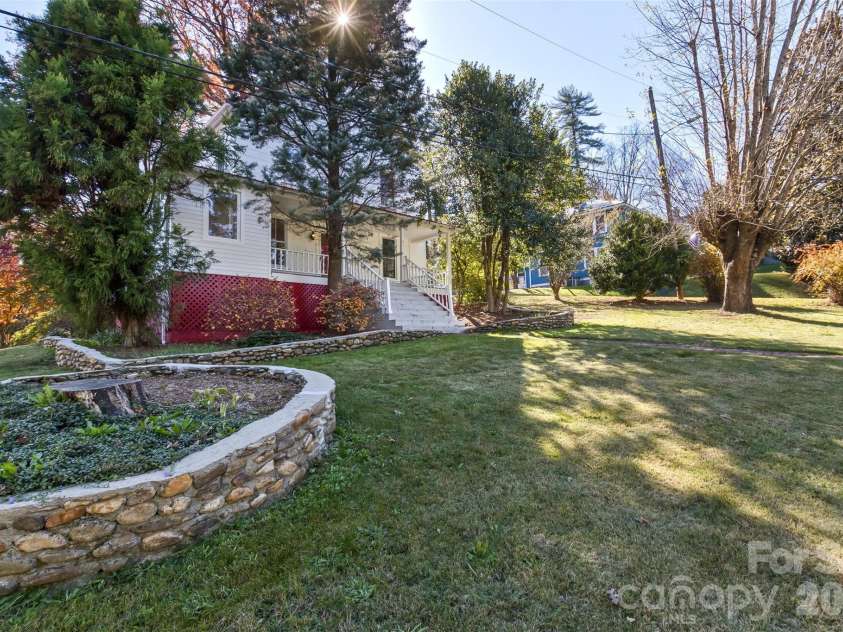 195 Terrace Drive, Canton, NC 28716.  MLS# CAR4319242, YatesRealty ID 19206. Side Yard