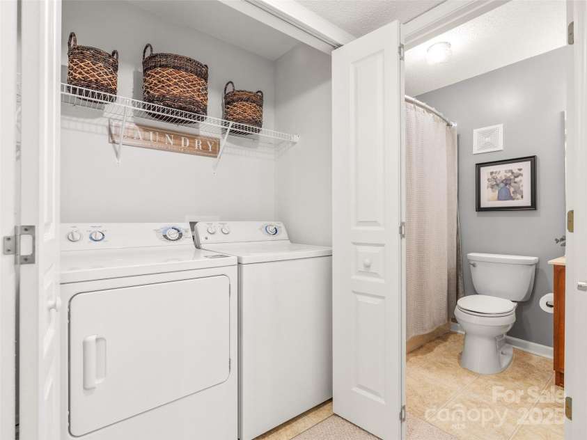 91 Morningside Lane, Hendersonville, NC 28792.  MLS# CAR4268520, YatesRealty ID 19206. Laundry closet