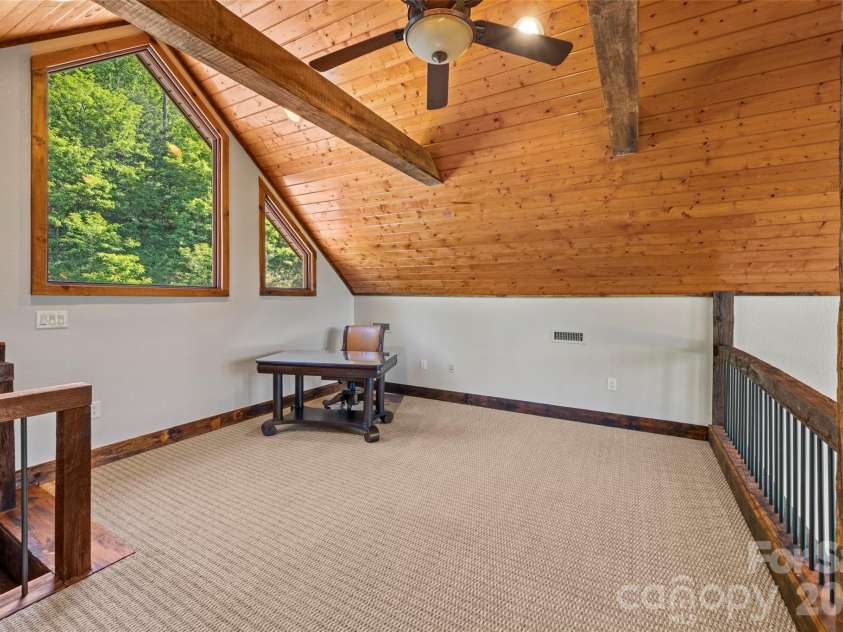 556 High Pines Loop, Lake Lure, NC 28746.  MLS# CAR4375948, YatesRealty ID 19210. Loft